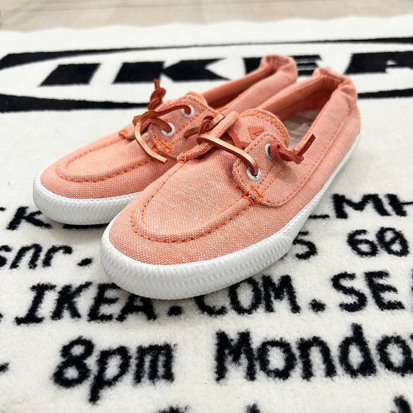Sperry Top Sider Lounge Away 2 Coral Boat Shoes Memory Foam. - Picture 1 of 8